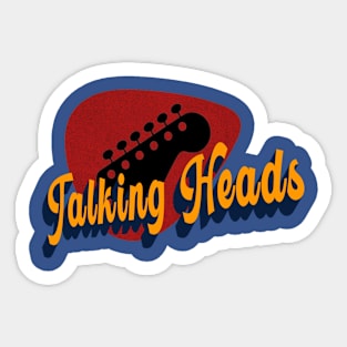 talking heads Sticker